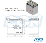  Akkumulátor - Yuasa YB10L-B2 (12V11AH 133X87X144) (Sav nélkül)